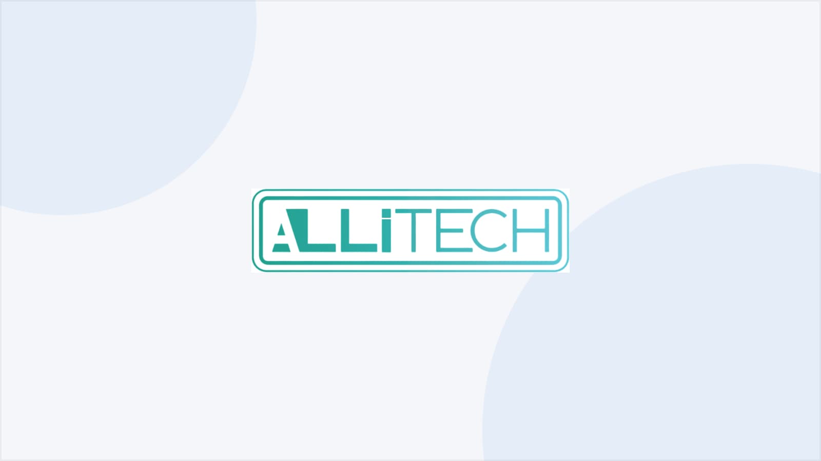 Açık zemin üzerinde Allitech logosu
