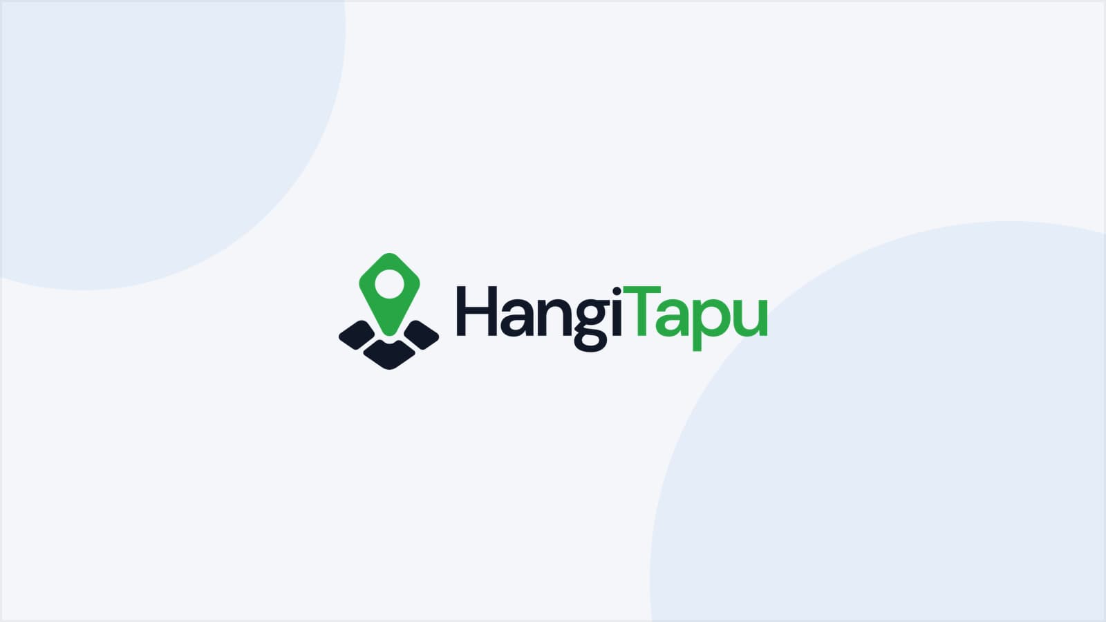 Açık zemin üzerinde HangiTapu logosu