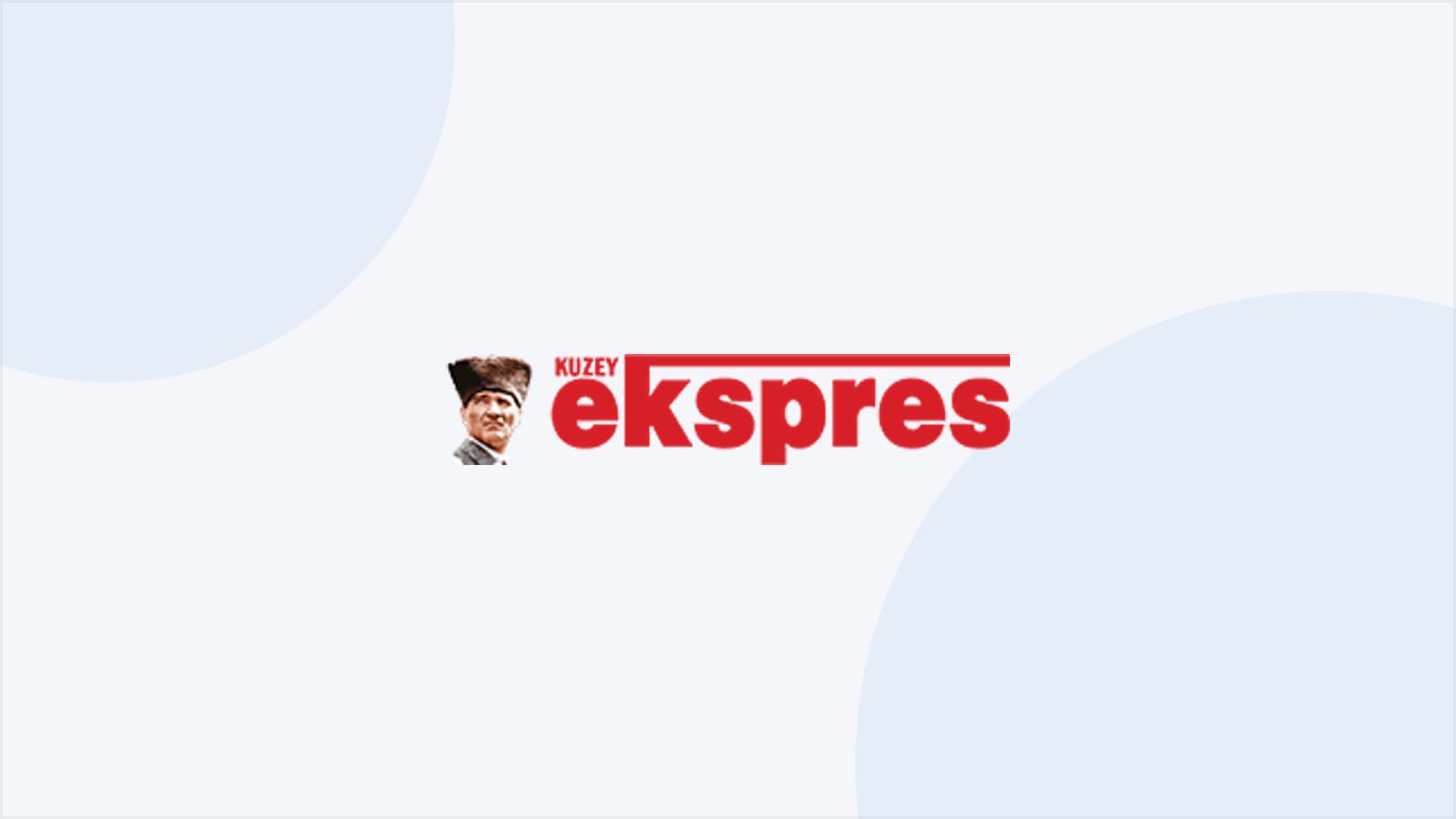 Açık zemin üzerinde Kuzey Ekspres gazetesi logosu