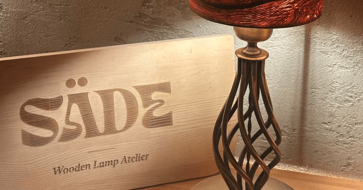 Sade Wooden Lights el yapımı ahşap aydınlatma tanıtım görseli